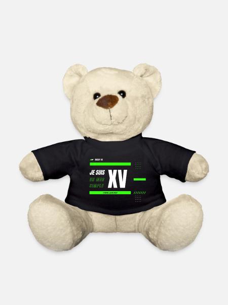 Rugby XV Je suis un mec simple - Nounours - noir