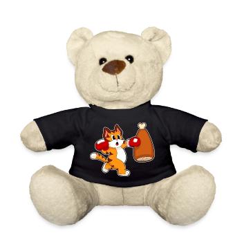Tiger Boxer Punching Bag Boxing - Teddy Bear - black - Front