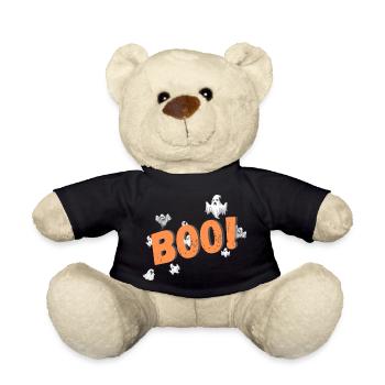 Ghost Boo - Teddy Bear - black - Front