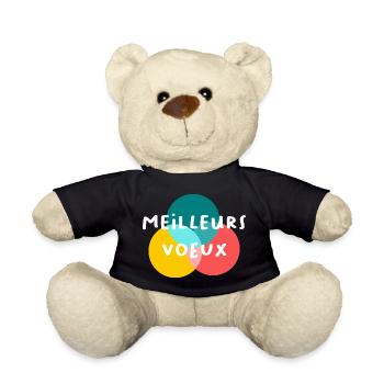 BONNE ANNEE. SAINT SYLVESTRE. NOUVELLE ANNÉE - Nounours - noir - Devant