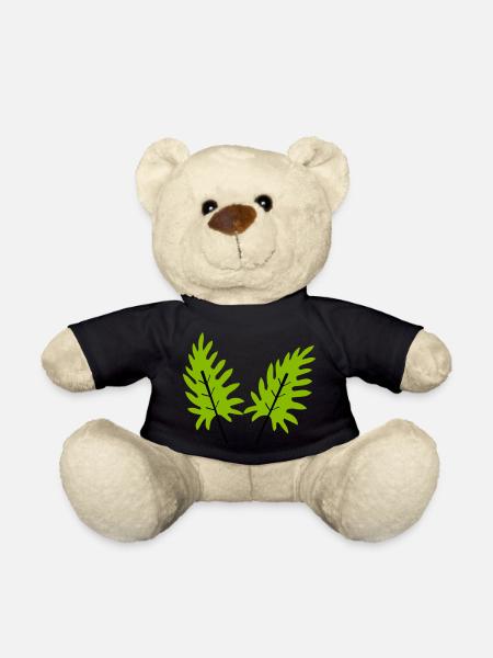 blätter - Teddy - Schwarz