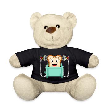 Bread Halloween Toaster - Teddy Bear - black - Front