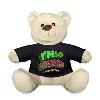Christmas Animal Bedroom Christmas Present - Teddy Bear - black - Front