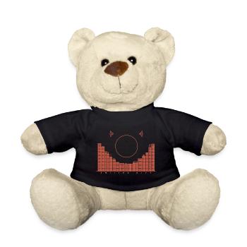 SmilingCity - rote Version - Teddy - Schwarz - Vorne