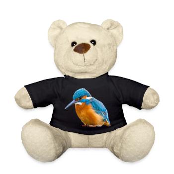 Eisvogel Kingfisher Alcedo Atthis Vogel Natur - Teddy - Schwarz - Vorne