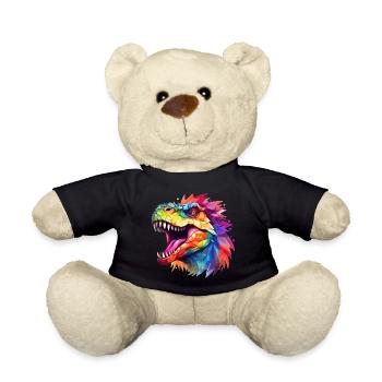 Tyrannosaurus rex Design - Teddy Bear - black - Front