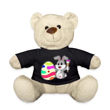 Hase Ostern Malen - Teddy - Schwarz - Vorne
