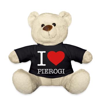 J’ADORE PIEROGI - Nounours - noir - Devant