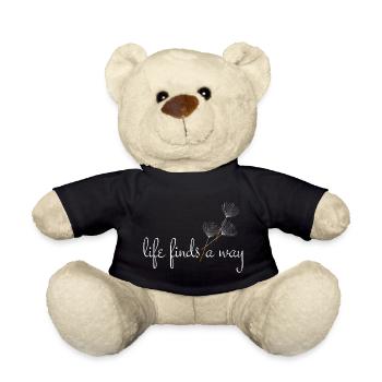 Life finds a way - Dandelion - Teddy Bear - black - Front