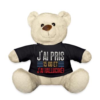 J'ai Pris 15 kg et J'ai halluciné! - Nounours - noir - Devant