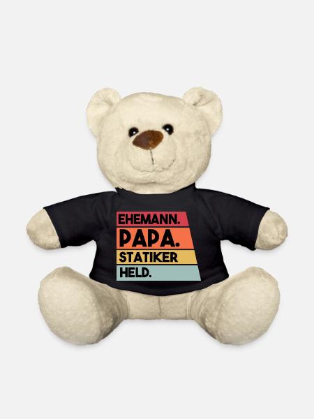 Ehemann Papa Statiker Held - Teddy - Schwarz