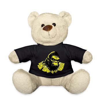 Singe d’argent - Nounours - noir - Devant
