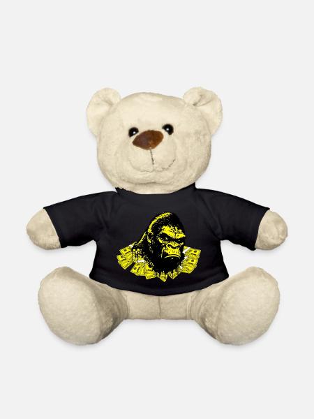 Money Monkey - Teddy - Schwarz