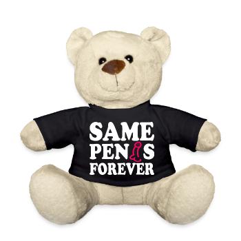 Same penis forever - Nounours - noir - Devant