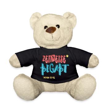 ZEITWEISE BEGABT BUNT - Teddy - Schwarz - Vorne