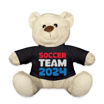 Netherlands soccer team 2024 Soccer Fan Icon Logo - Teddy Bear - black - Front