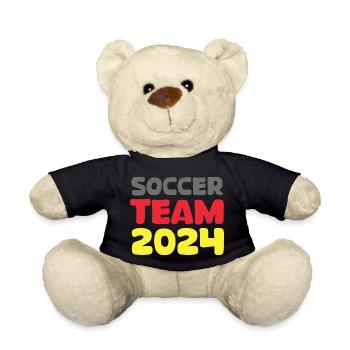 Germany soccer team 2024 Football Fan Tournament - Teddy Bear - black - Front