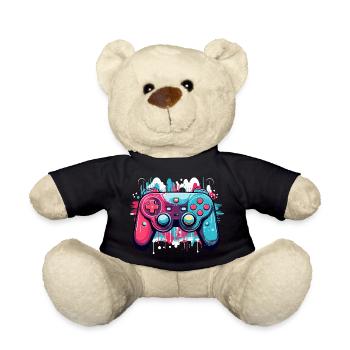 Game Controllers - Teddy Bear - black - Front