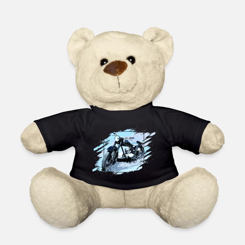 125 Zschopau DDR Motorrad - Teddy - Schwarz