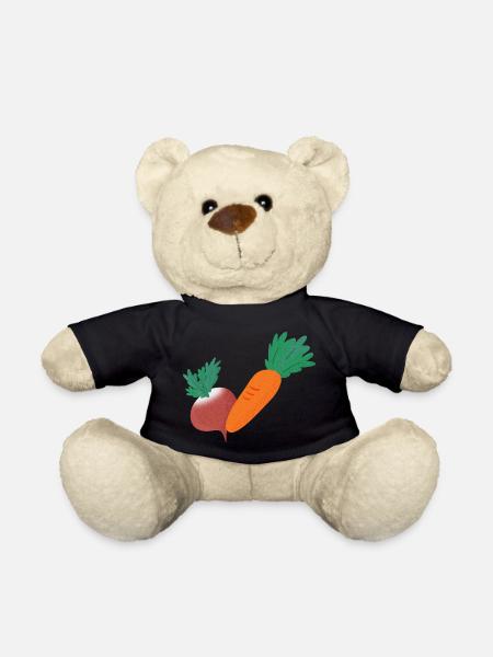 Radish & Carrot - Teddy Bear - black