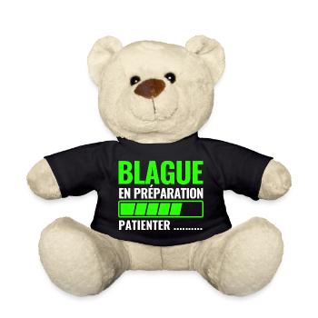 Witz im Entstehen - Teddy - Schwarz - Vorne