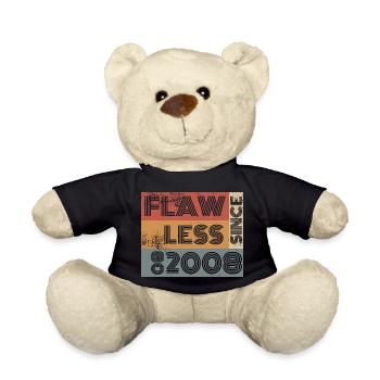 16. Geburtstag Flawless since 08/2008 - Teddy - Schwarz - Vorne