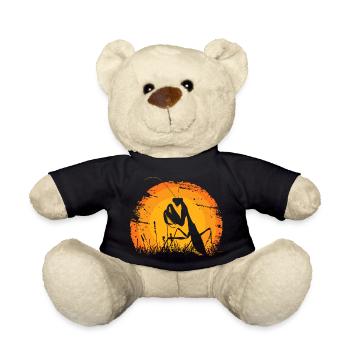 Praying Mantis Insect - Teddy Bear - black - Front
