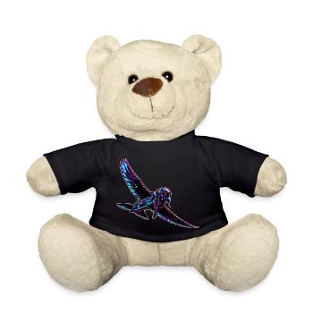 Adler Fighter Pilot - Teddy Bear - black - Front