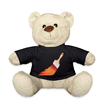 Pinceaux de peintre - Nounours - noir - Devant