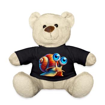 Schnecke - Teddy - Schwarz - Vorne