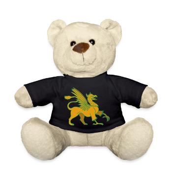 Fabelhaftes Tier, der Greif - Teddy - Schwarz - Vorne