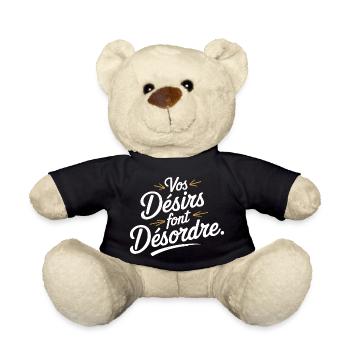 Vos désirs font désordre - Nounours - noir - Devant