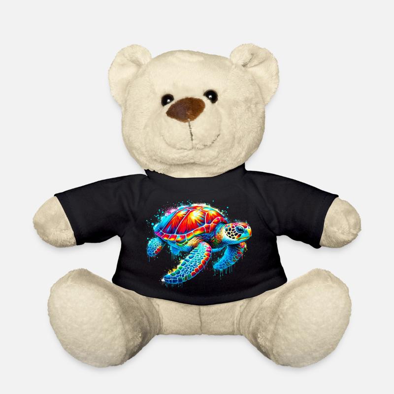 Schildkröte - Teddy - Schwarz