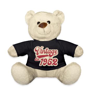 Vintage Est 1952 - Nounours - noir - Devant