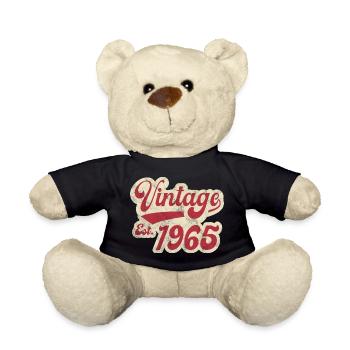 Jahrgang Est 1965 - Teddy - Schwarz - Vorne