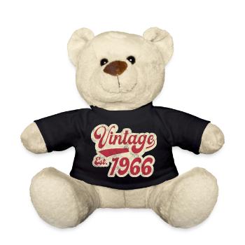 Jahrgang Est 1966 - Teddy - Schwarz - Vorne