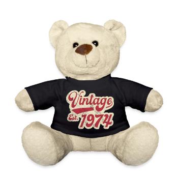 Jahrgang Est 1974 - Teddy - Schwarz - Vorne