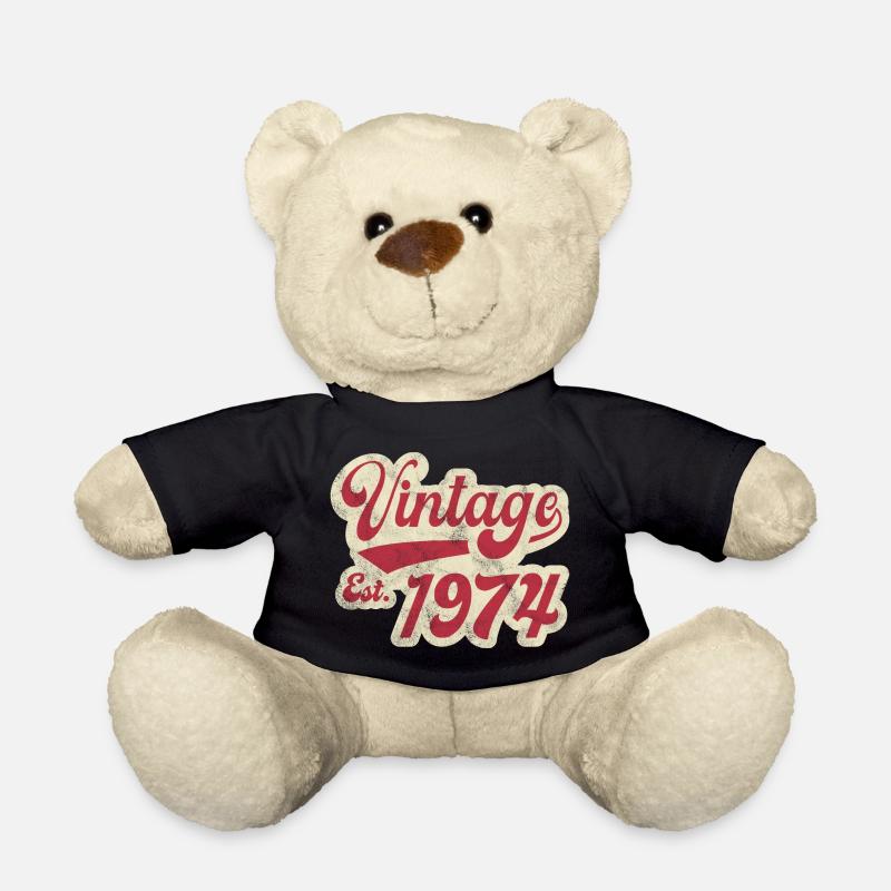 Jahrgang Est 1974 - Teddy - Schwarz