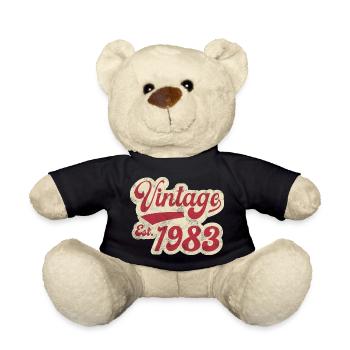 Jahrgang Est 1983 - Teddy - Schwarz - Vorne