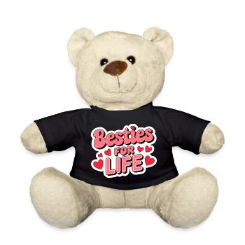 besties for life Galentine’s Day 2026 - Nounours - noir - Devant