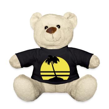 Palm Island - Teddy Bear - black - Front