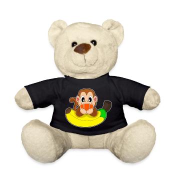 Affe Poker Pokerkarten - Teddy - Schwarz - Vorne