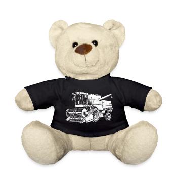 Moissonneuse Field Giant sur pneu - Nounours - noir - Devant