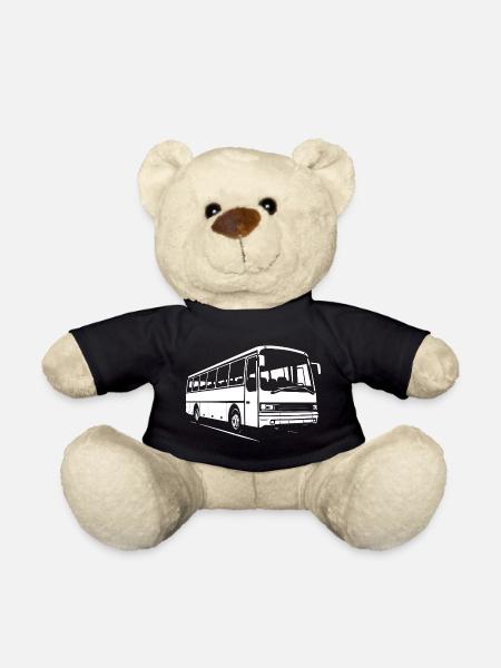 Oldschool-Fernreisebus - Teddy - Schwarz