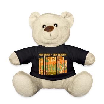 Hier endet dein Bereich - Teddy - Schwarz - Vorne