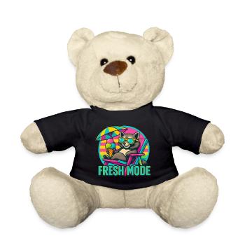 Summer Chill - Raccoon in the Cool During the Summer - Teddy Bear - black - Front