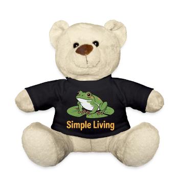 TOADS, SIMPLE LIVING - Teddy Bear - black - Front