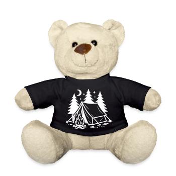 Tent Nature Camper - Teddy Bear - black - Front