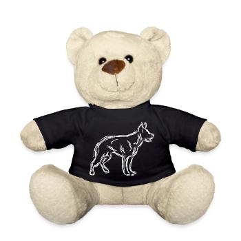 Schäferhund - Teddy - Schwarz - Vorne