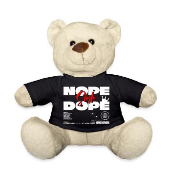 Nope Style T-Shirt – Urban Streetwear Statement - Teddy - Schwarz - Vorne